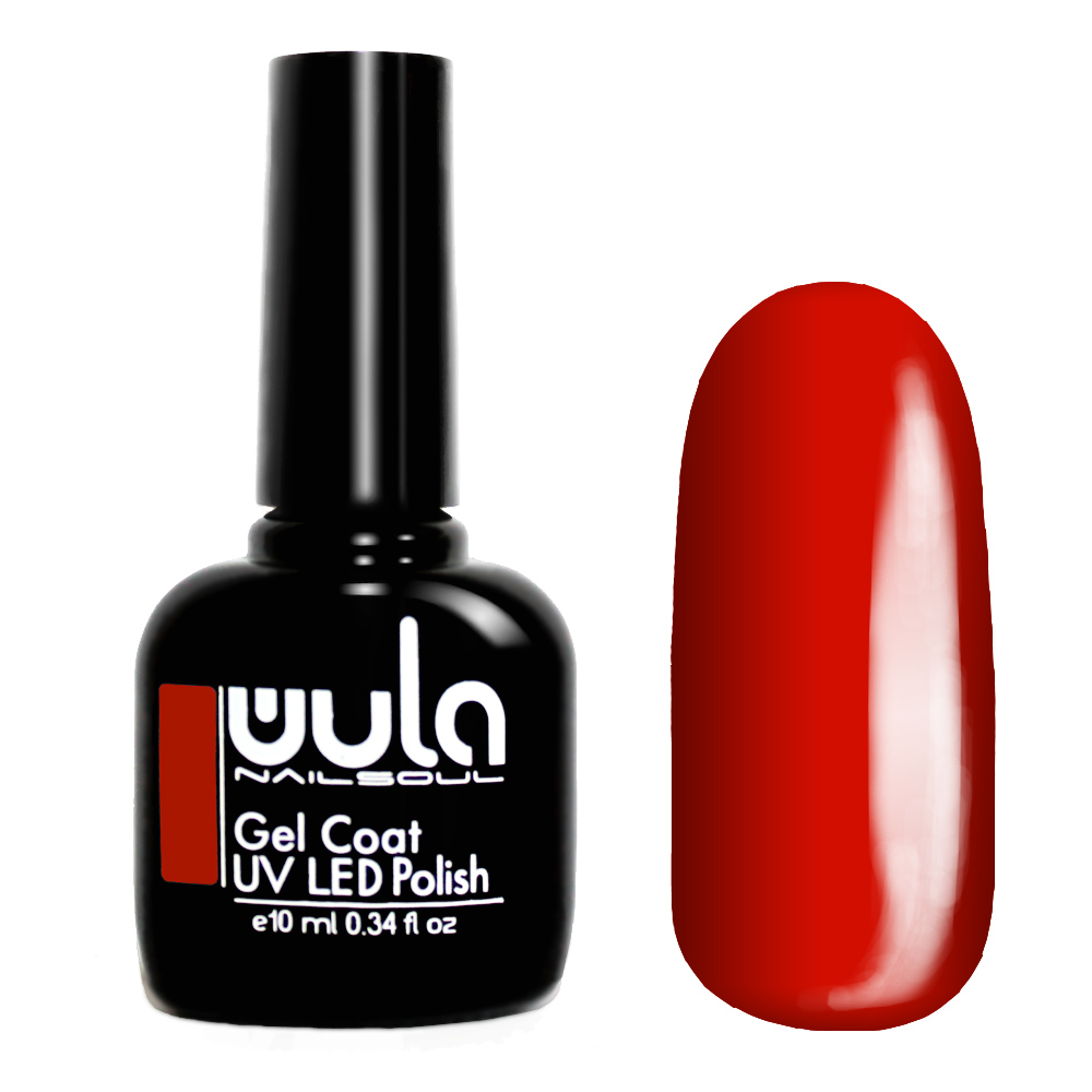 

Wula nailsoul гель лак 10мл тон 336 алый