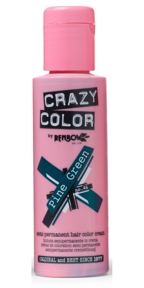 Crazy color краска для волос pine green / елово-зелёный 46 100мл