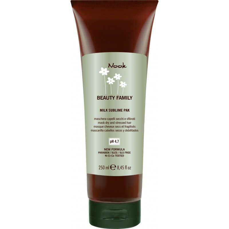 

Nook Beauty Family Маска Milk Sublime для поврежденных волос Ph 4,7 250 мл