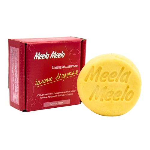 

Meela Meelo Шампунь твёрдый Золото Марокко 85г