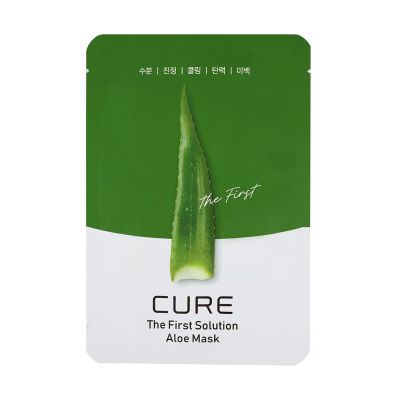 

Cure Маска для лица из листьев и экстракта алоэ The first Solution Mask 24мл