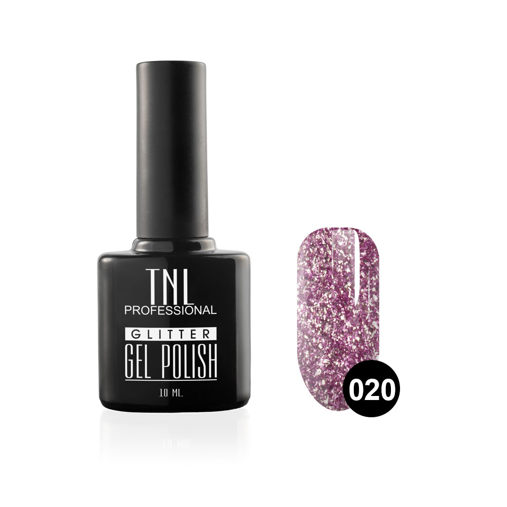 Tnl гель-лак glitter №20