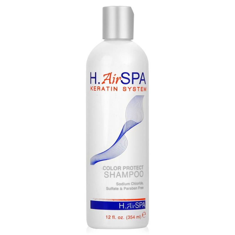 H.AIRSPA Шампунь кератиновый для окрашенных волос 354 мл