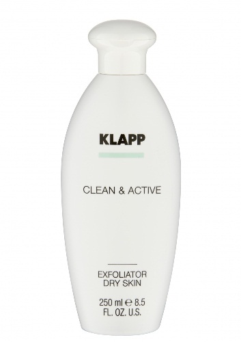 Klapp Clean & active Эксфолиатор для сухой кожи, 250 мл