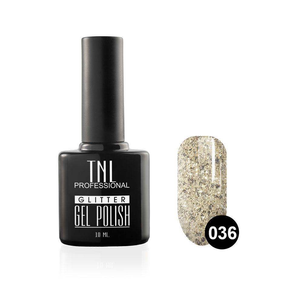 Tnl гель-лак glitter №36