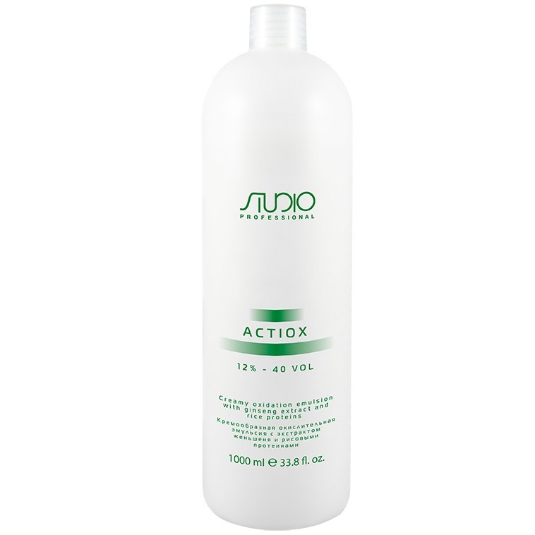 

Kapous Studio окислительная эмульсия ActiOx 12% с экстрактом женьшеня и рисовыми протеинами 1л