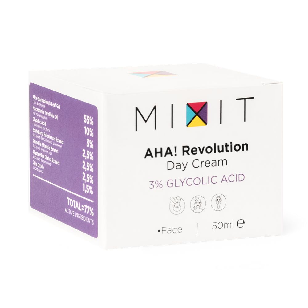 Mixit AHA! Revolution дневной крем glycolic 3% 50мл