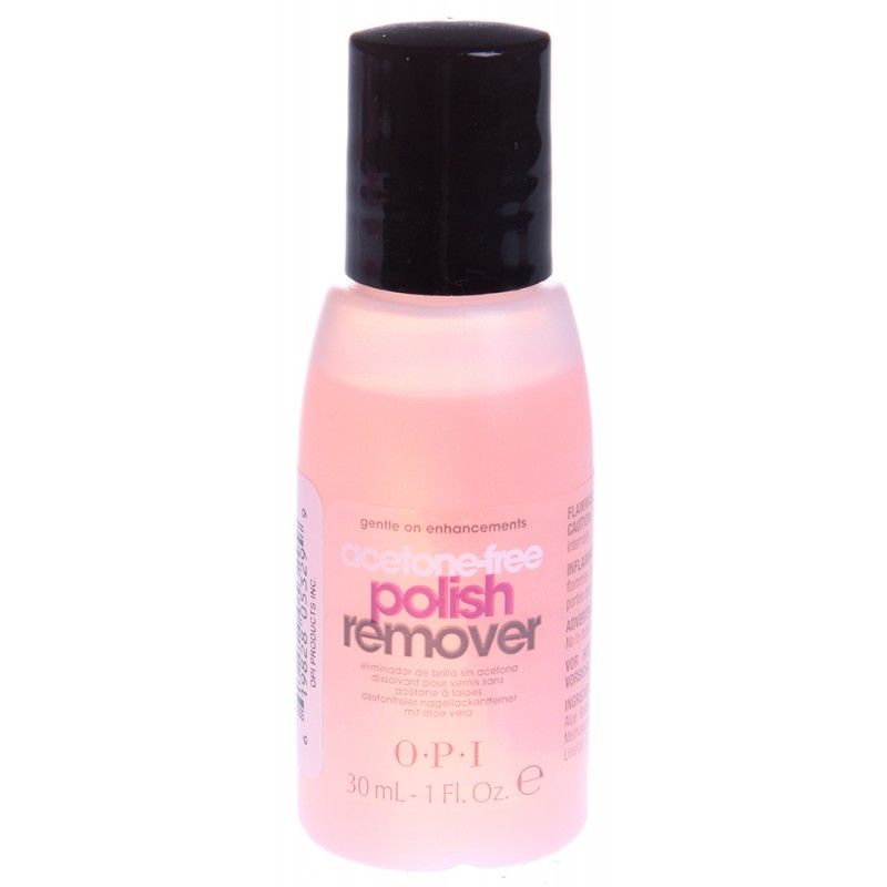

OPI Non-Аcetone Polish Remover Жидкость для снятия лака без ацетона для искуственных ногтей 30 мл AL441