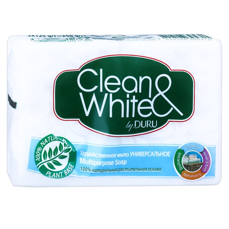 

Duru Clean&White Хозяйственное Мыло Универсальное 125г