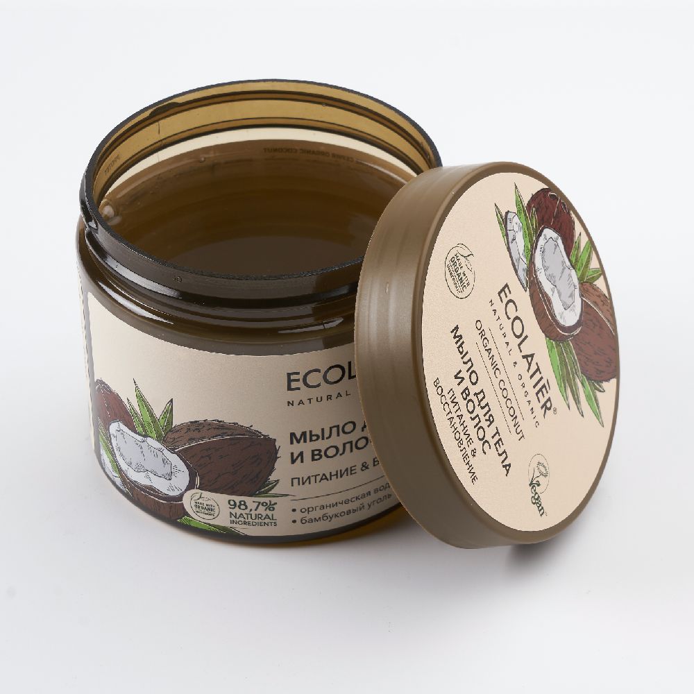 

Ecolatier Мыло для тела и волос Питание и Восстановление Кокос 350мл