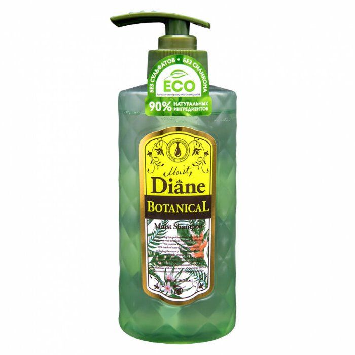 

Moist Diane Botanical Moist Шампунь бессиликоновый бессульфатный Увлажнение 480 мл