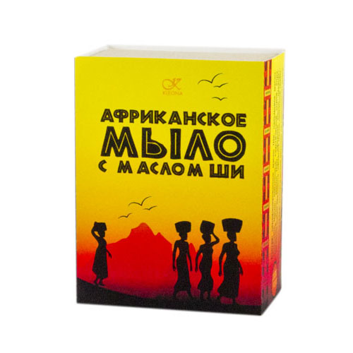 

Kleona Мыло черное Африканское 120 г
