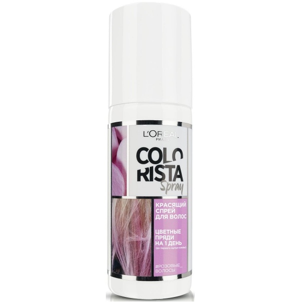 

Лореаль Colorista Spray Красящий спрей для волос Розовое золото 75мл