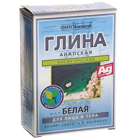 

Фитокосметик Глина сухая Анапская белая 100г