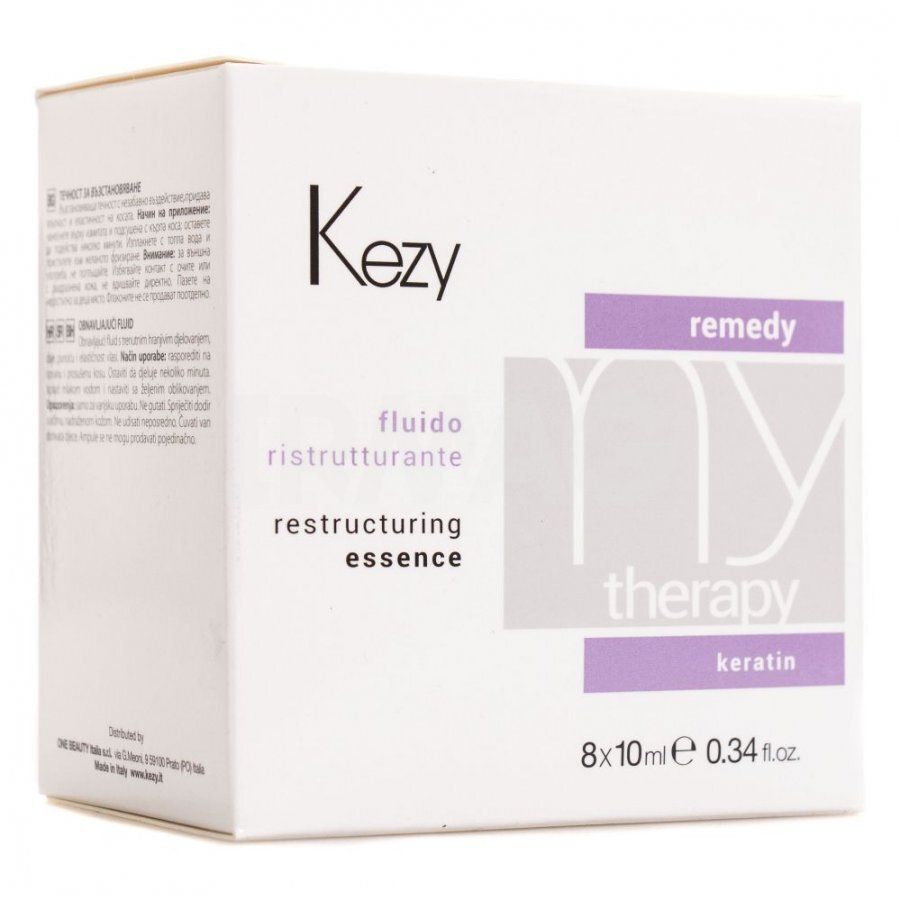 Kezy Restructuring essence Флюид реструктурирующий с кератином 8*10 мл