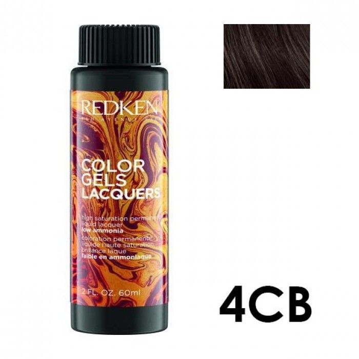 Redken Color Gels Lacquers 4CB Краска-лак для волос 3х60мл kinzza.ru.