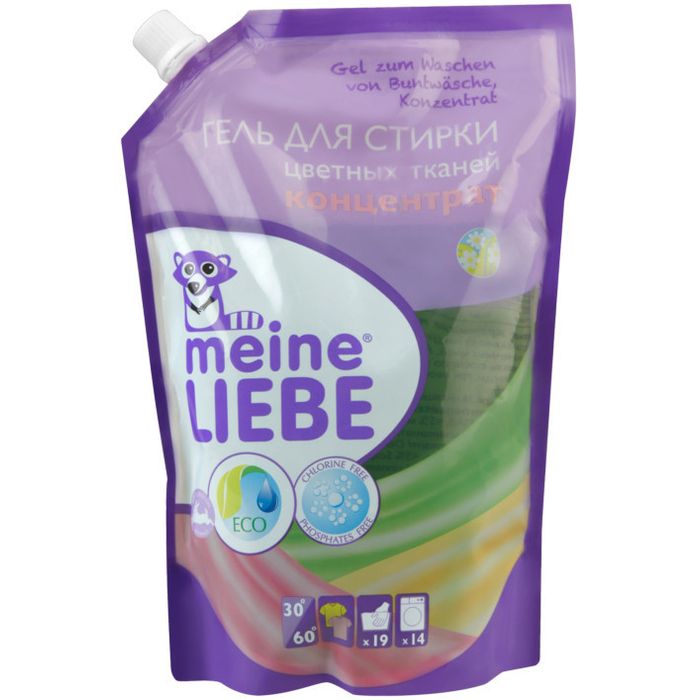 

Meine Liebe Гель для стирки цветных тканей концентрат сменный блок 750мл
