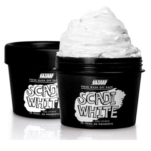 

B&SOAP Fresh Wash Off Pack Scadi White Маска для улучшения цвета лица 150г