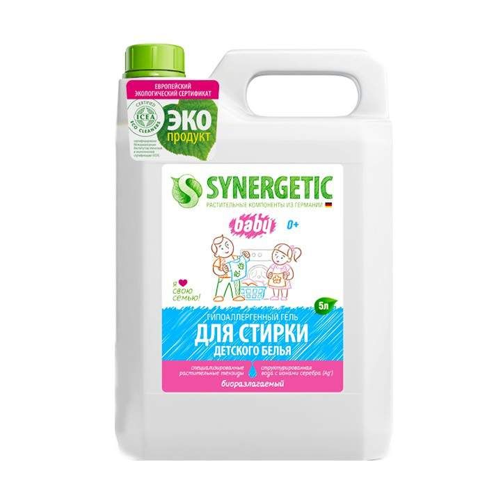 

Synergetic Гель для стирки детского белья гиппоалергенный 5000 мл