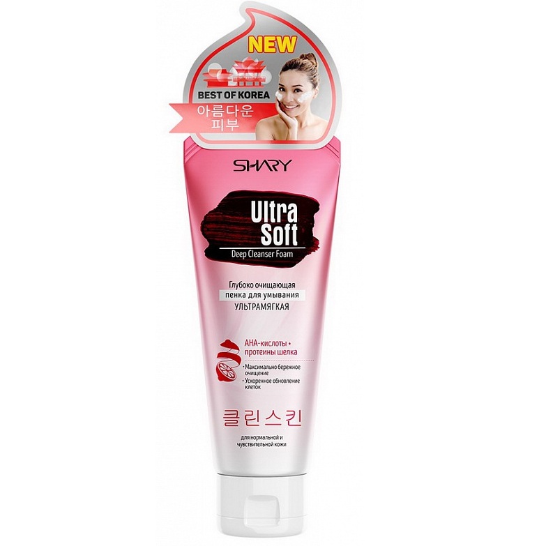 

Shary Глубоко очищающая пенка для умывания УЛЬТРАМЯГКАЯ Ultra Soft 100мл