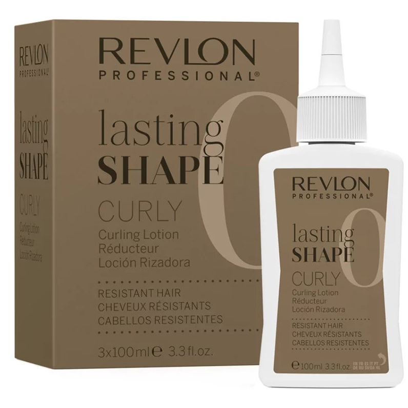 

Revlon Lasting Shape Curly Лосьон 0 для химической завивки трудноподдающихся волос 3*100мл