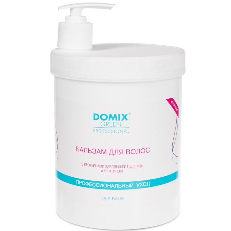 Domix Бальзам для волос с протеинами зародышей пшеницы и кератином 1л