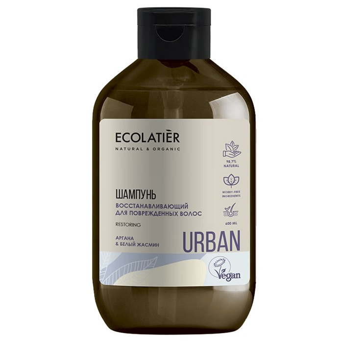 

Ecolatier Urban Шампунь Восстанавливающий для повреженных волос 600мл
