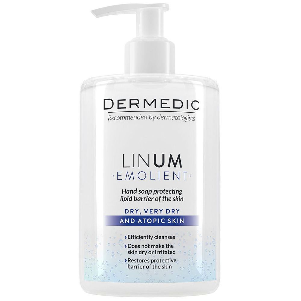 Dermedic Linum emollient Жидкое мыло для рук 300мл