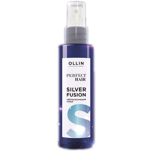 Ollin Perfect Hair Silver Fusion Нейтрализующий спрей для волос 120мл