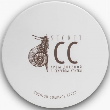 

Premium Скини Кушон компакт SPF-20 дневной Secret Cream с секретом улитки 15мл