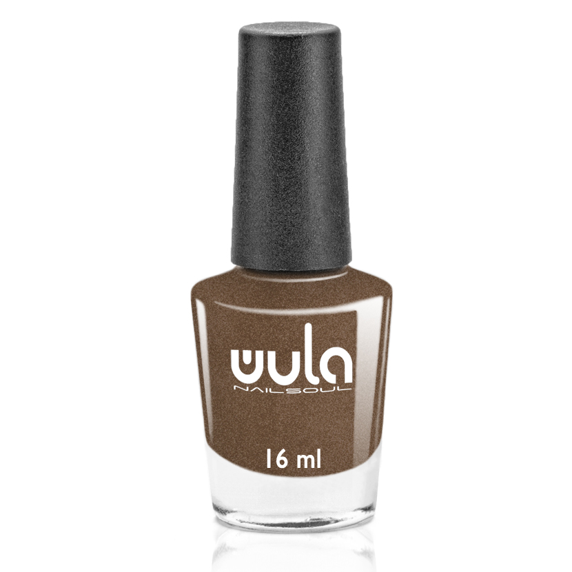 

Wula nailsoul лак для ногтей 16мл тон 55 Серо-коричневый искрящийся