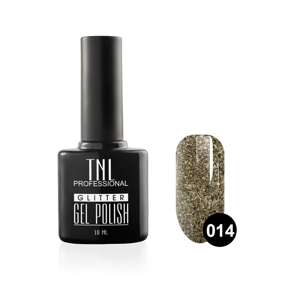 Tnl гель-лак glitter №14