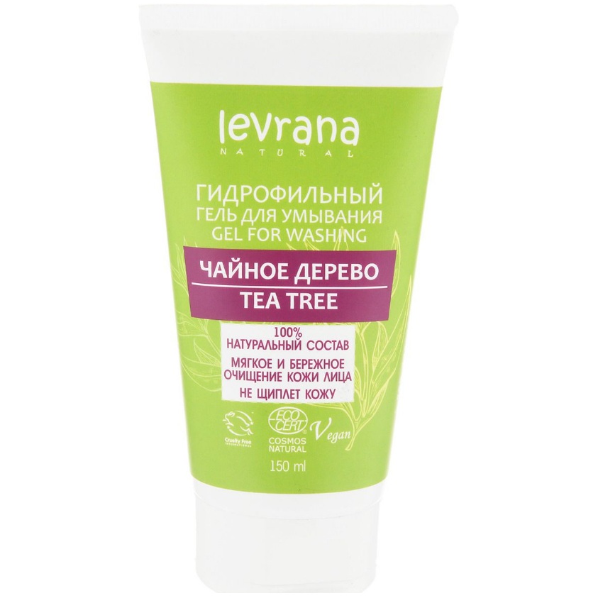 

Levrana Гель для умывания Чайное дерево, гидрофильное масло 150 мл