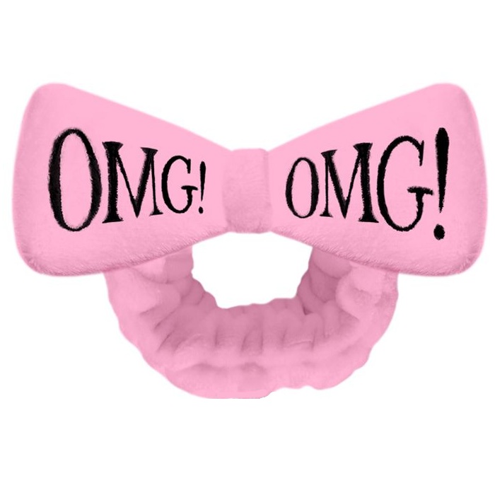 

Double Dare OMG! Hair Band-Light Pink повязка косметическая для волос ярко-розовая