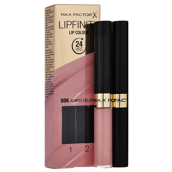 

MaxFactor помада для губ двойная LIPFINITY №006 Always Delicate