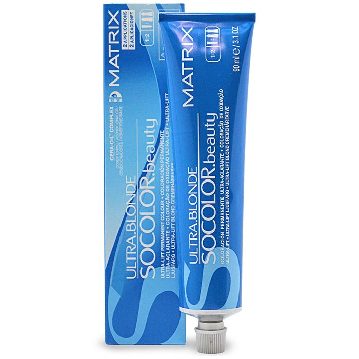 

Matrix Socolor Beauty Ultra Blonde UL-VO Violet Opal Перламутровый Опал Осветляющая краска для волос 90мл