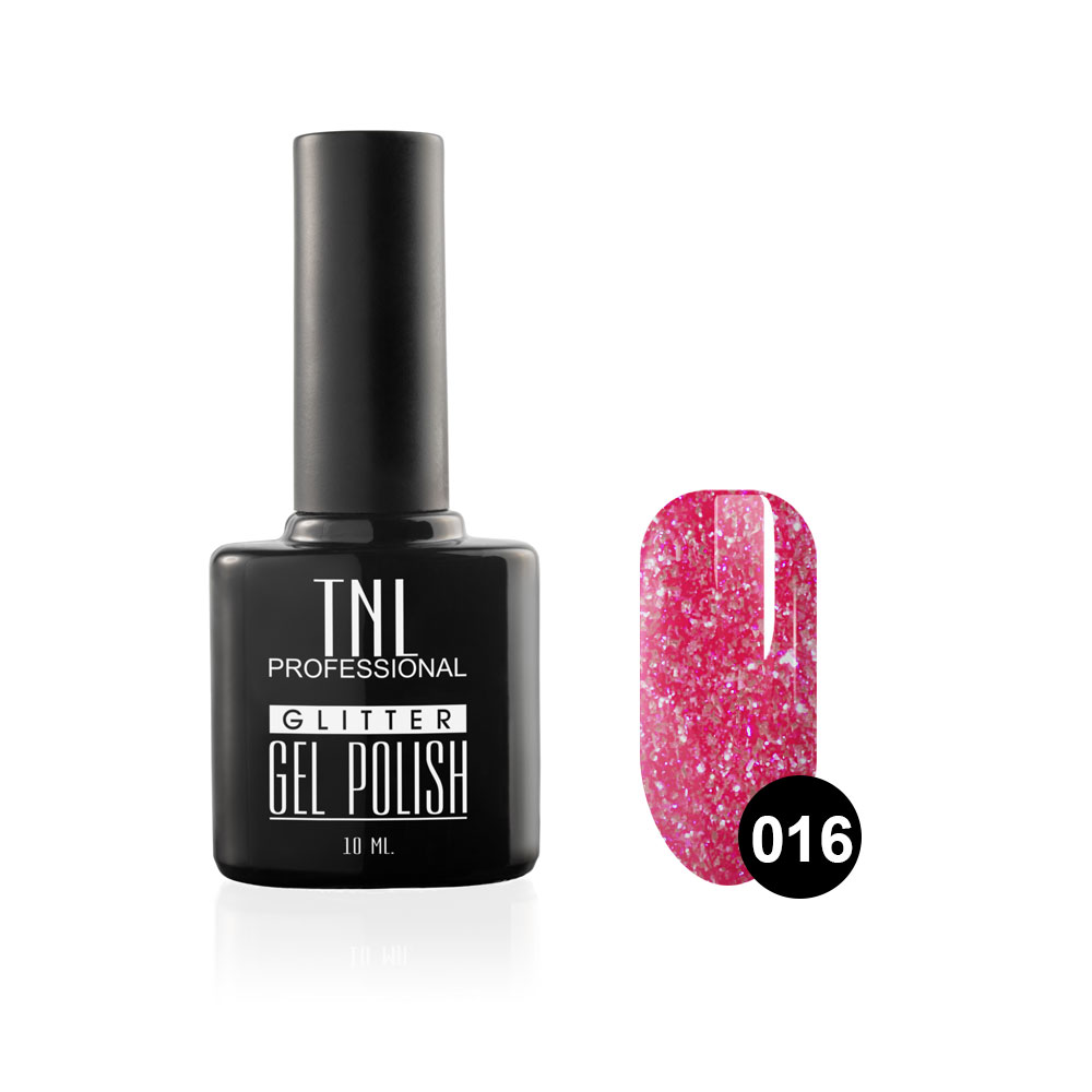 Tnl гель-лак glitter №16