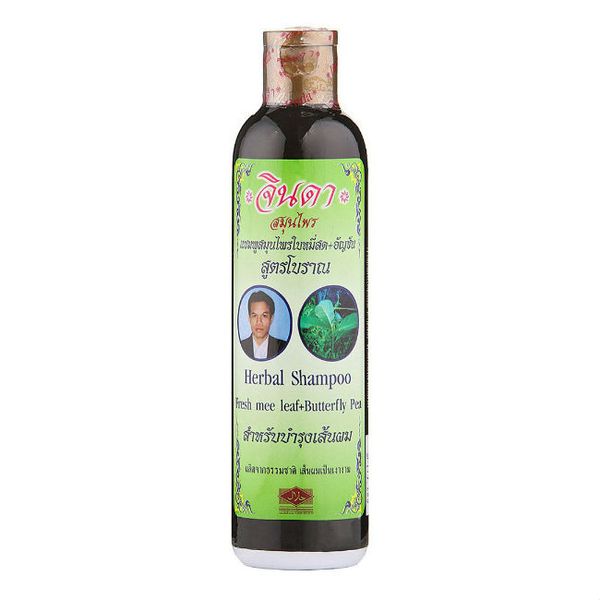 

Jinda Herbal Shampoo Травяной шампунь с мотыльковым горошком 250мл