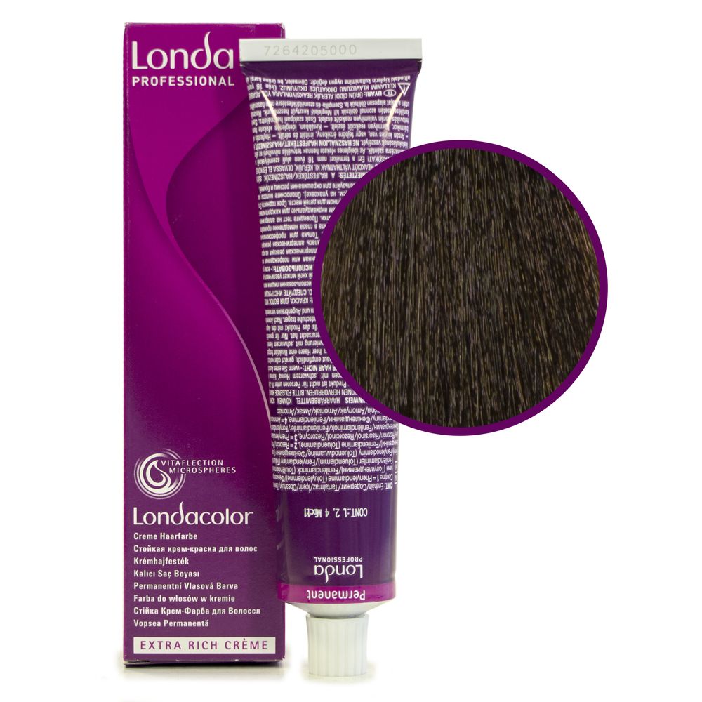 

Londa Color 5/0 светлый шатен стойкая крем-краска 60мл
