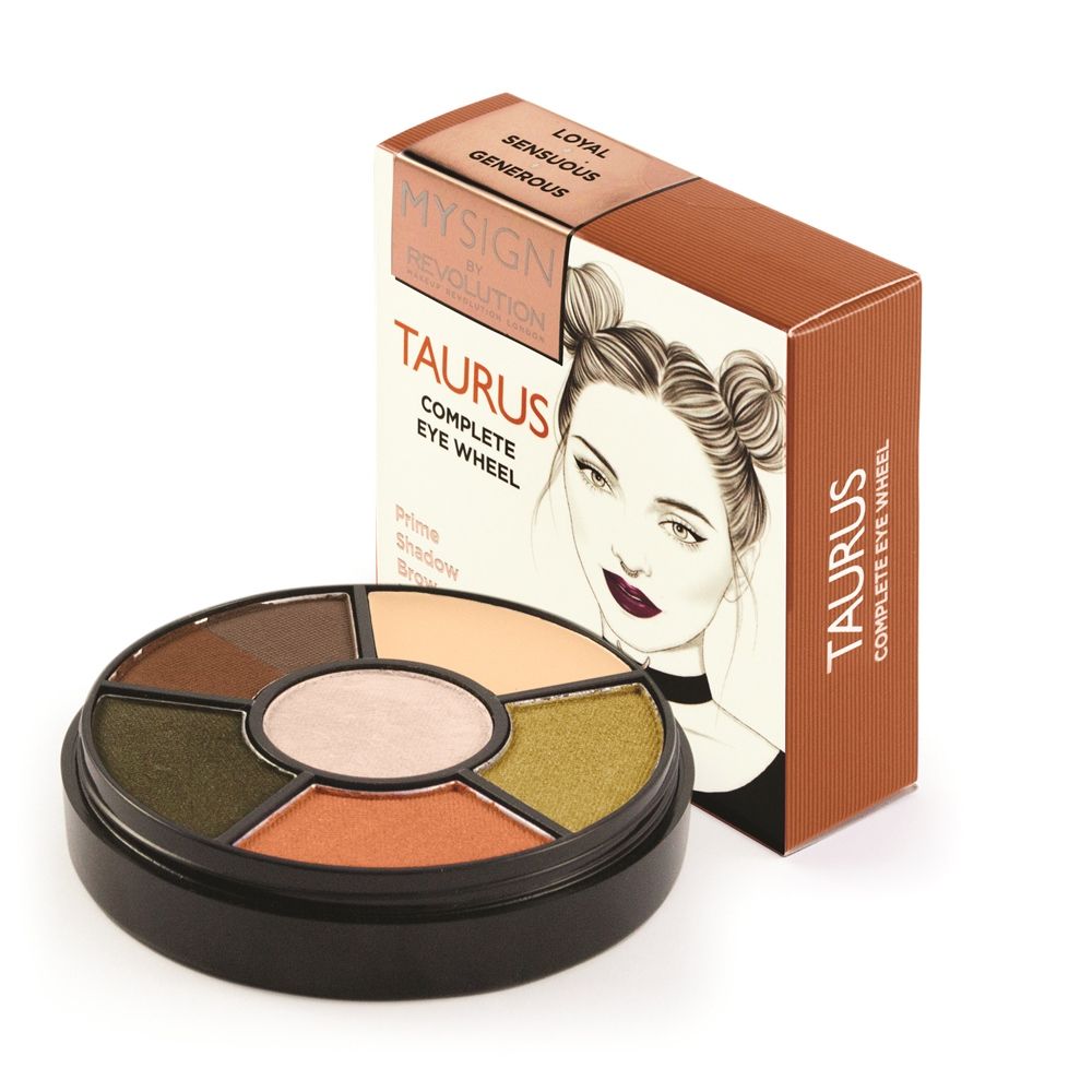

Makeup Revolution Палетка для макияжа глаз MY SIGN COMPLETE EYE BASE Taurus