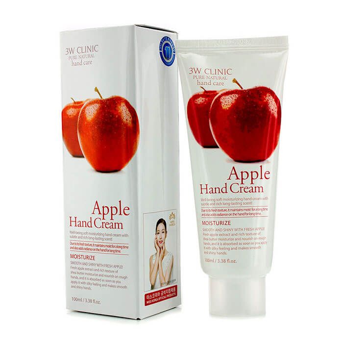 

3W Clinic Крем для рук увлажняющий с экстрактом ЯБЛОКА Apple Hand Cream 100мл