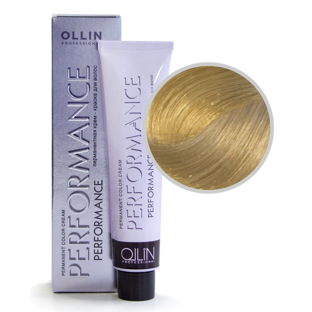 

Ollin Performance 10/0 светлый блондин Перманентная крем-краска для волос 60мл