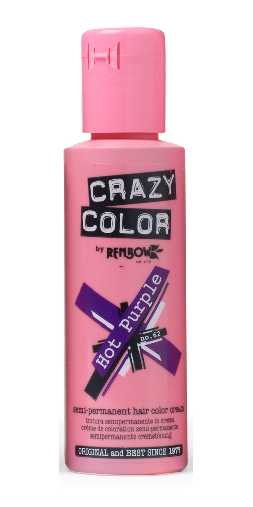 Crazy color краска для волос hot purple /