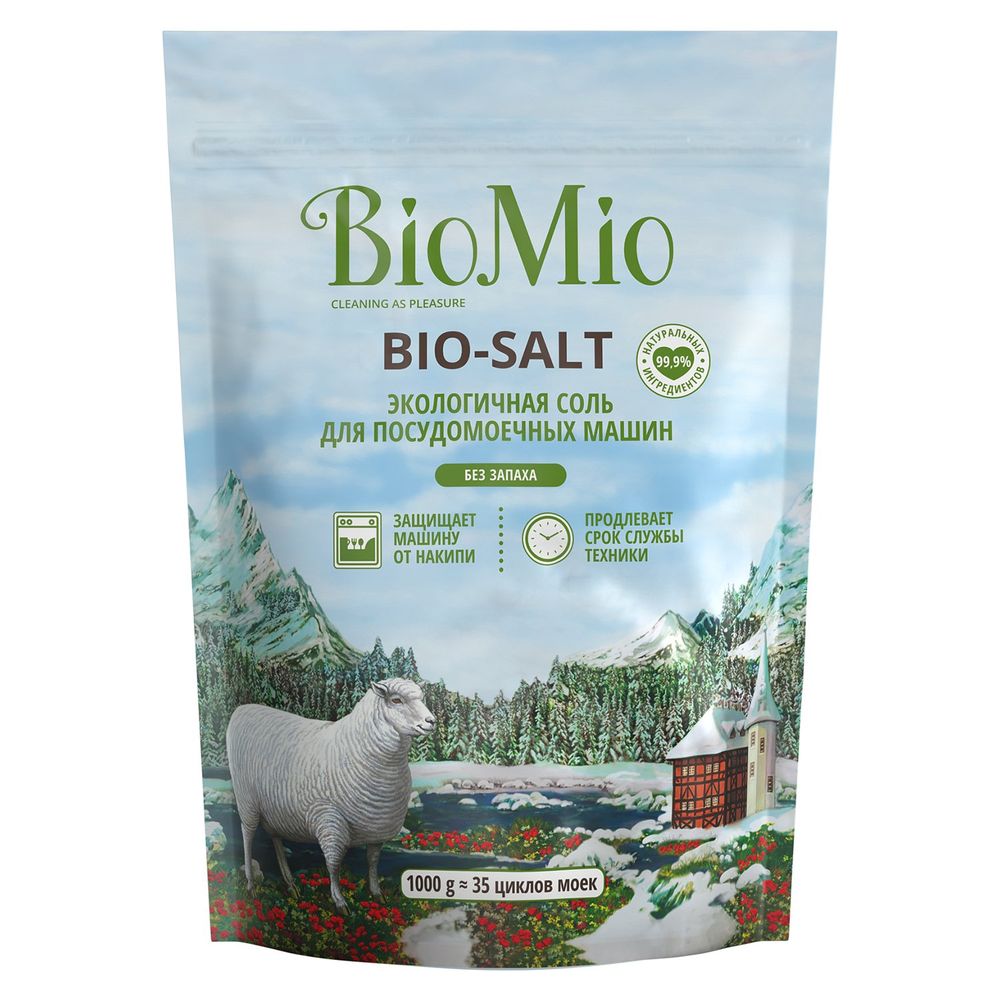 

BioMio Bio-salt Соль для посудомоечной машины 1кг