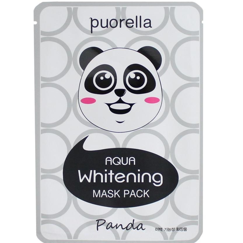 

Puorella Aqua Отбеливающая маска для лица Панда 25г