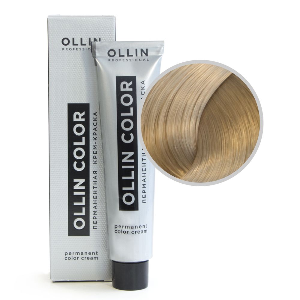 

Ollin Color 9/1 блондин пепельный Перманентная крем-краска для волос 60мл