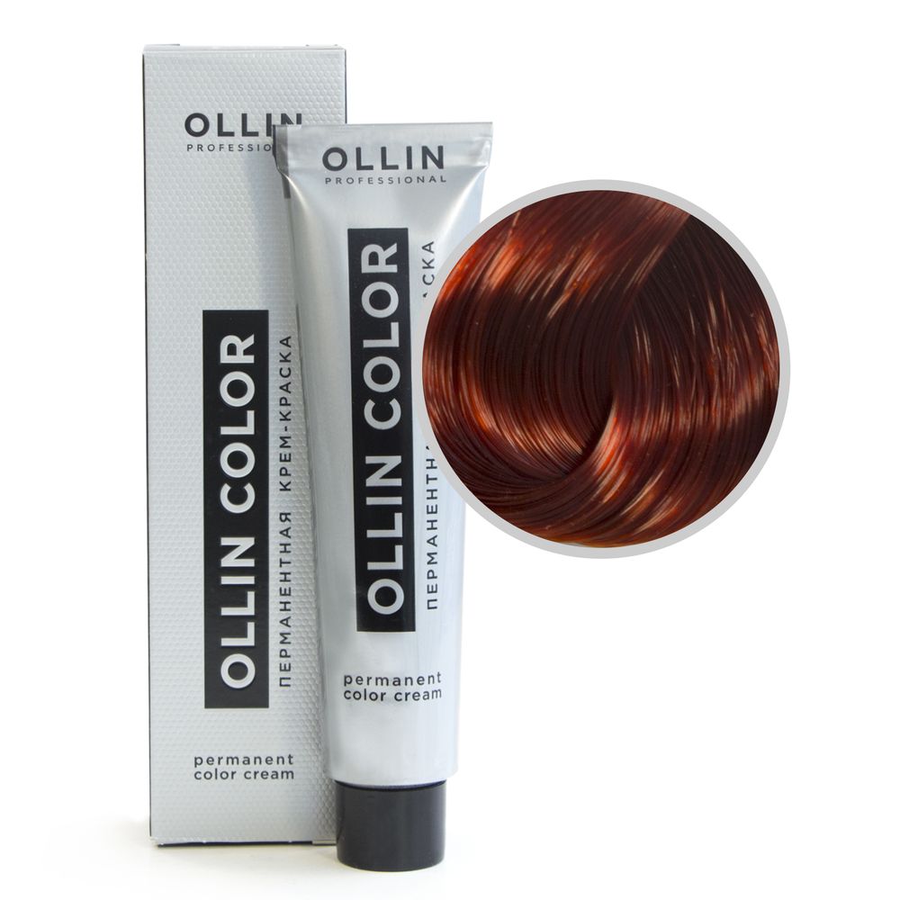 

Ollin Color 7/46 русый медно-красный Перманентная крем-краска для волос 60мл