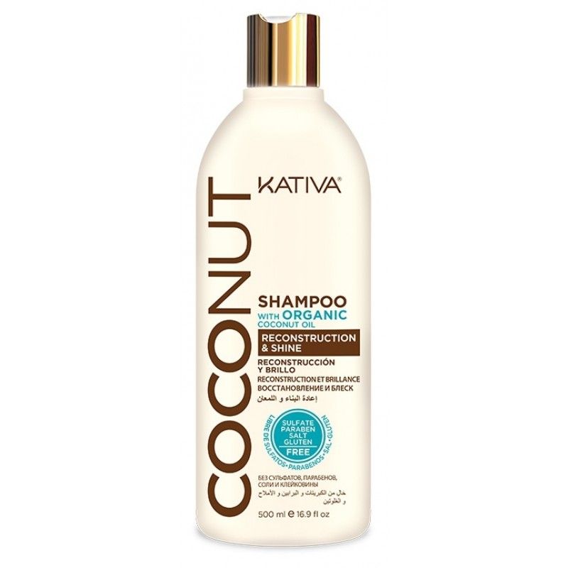 Kativa Coconut Восстанавливающий кондиционер с органическим кокосовым маслом для поврежденных волос 500мл