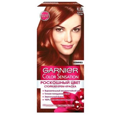 

Garnier (Гарньер) Color Sensation крем-краска для волос № 6.35 Золотой янтарь