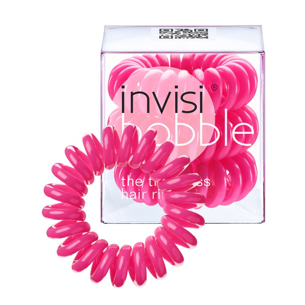Invisibobble резинка-браслет для волос candy pink розовый